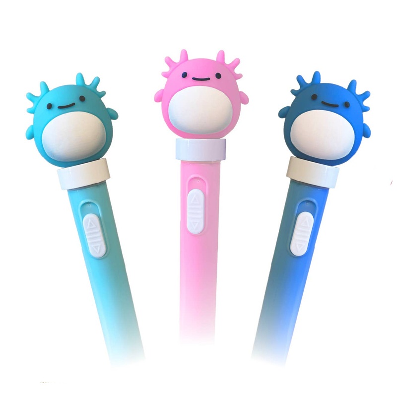 Axolotl Spinning LED Light Up Pen
