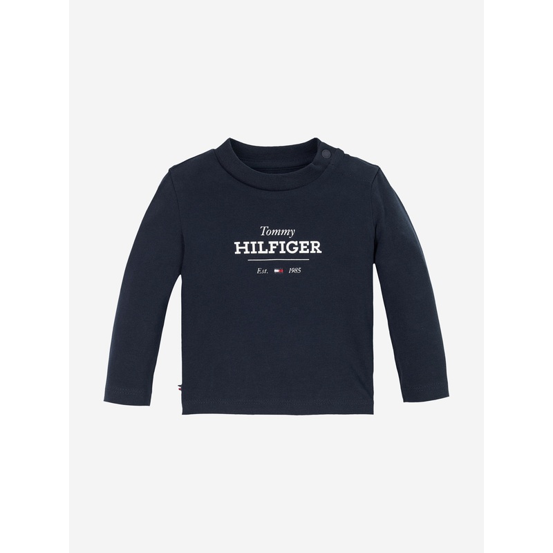 Baby Boys Monotype 1985 Long Sleeve T-Shirt in Navy