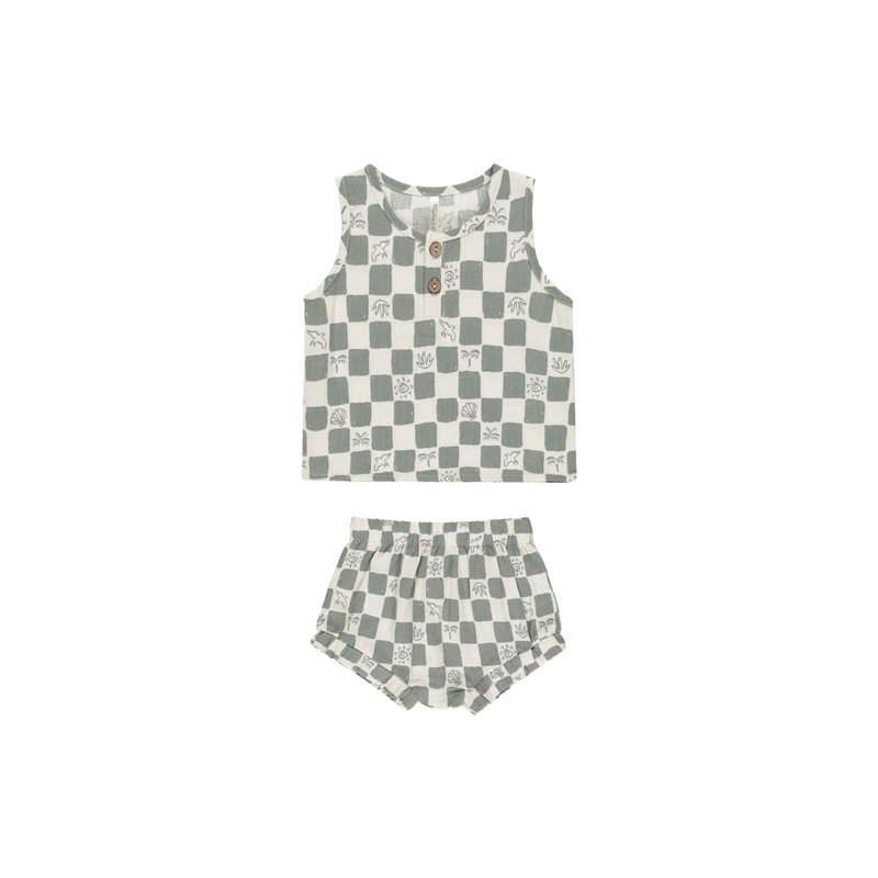 BABY TANK SET || COASTAL CHECK