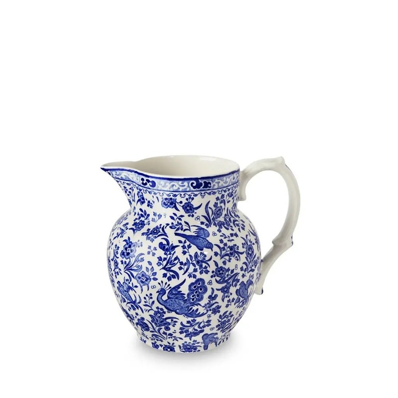 Blue Regal Peacock – Etruscan Jug Small