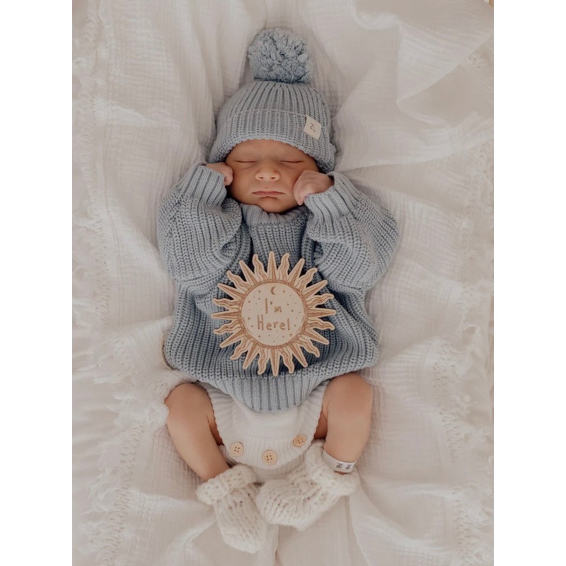 Super Chunky Knit Jumper | Mist