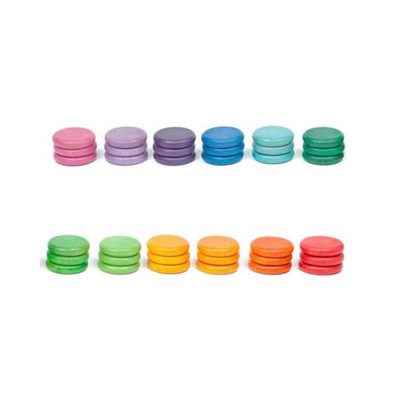 36 Coins in 12 Colors