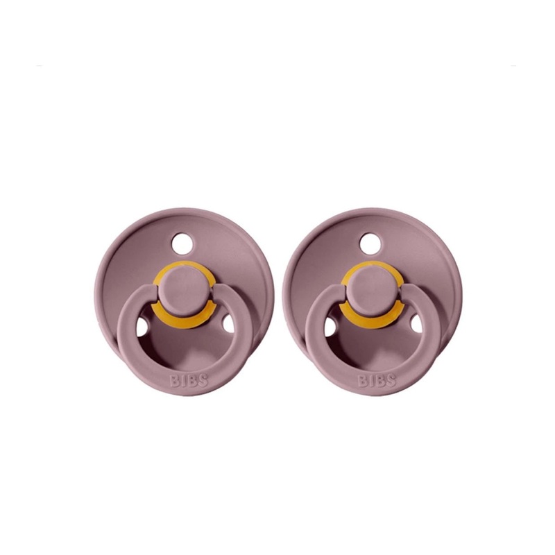 BIBS Colour Dummy | Heather | Size 1 Twin Pack