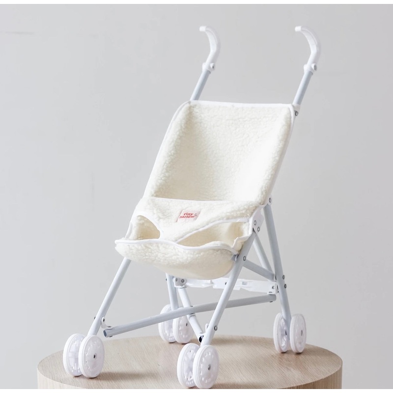 Tiny Harlow Doll Stroller in Sherpa