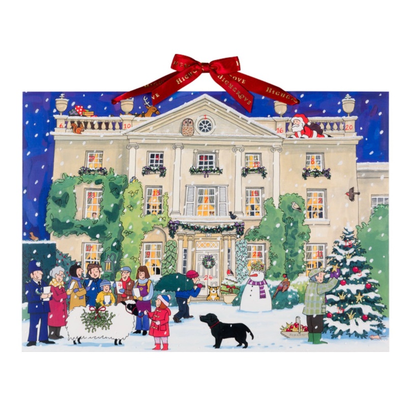 Advent Calendar Card – Highgrove House at Christmas