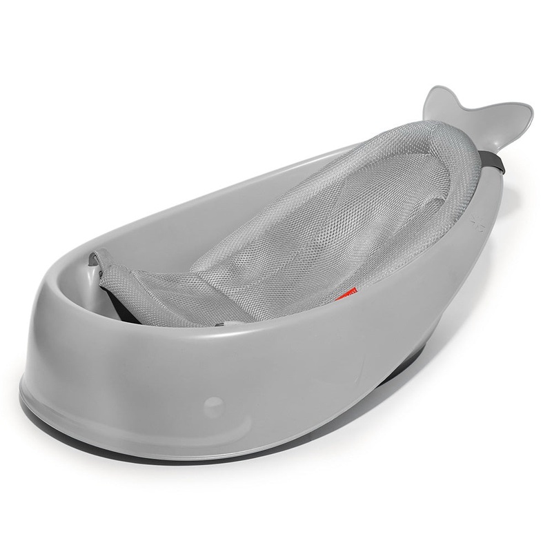 Skip Hop Moby Smart Sling 3-Stage Bath Tub- Grey