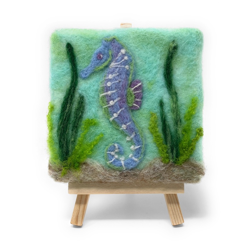 Under the Sea Seahorse Needle Felting Craft Kit