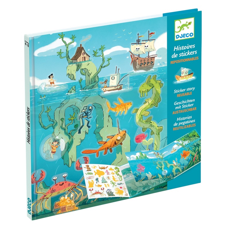 Adventure at Sea Repositionable Sticker Stories Activity