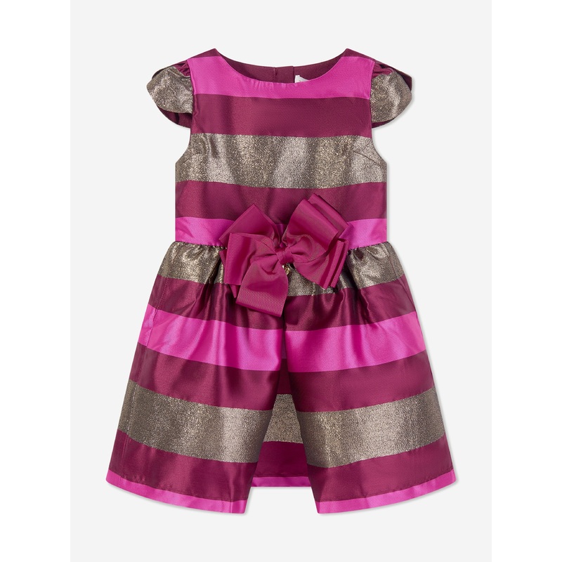 Angels Face Girls Desiree Striped Dress in Pink