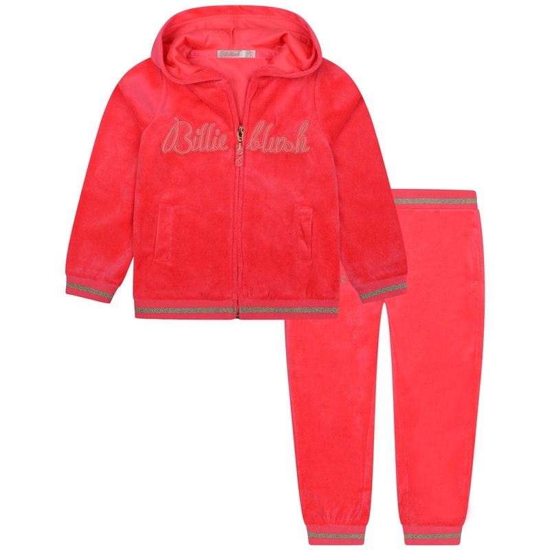 Billieblush Girls Velour Tracksuit NZZ9710445548