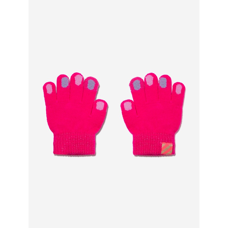 Billieblush Girls Knitted Gloves in Pink