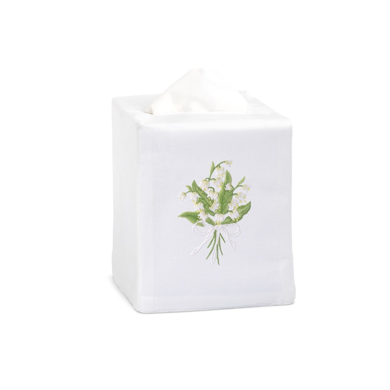 Tissue Box Cover – Lily of the Valley