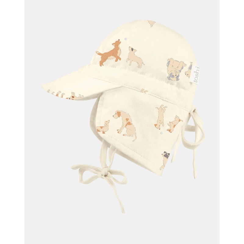 Toshi Sunhat – Bambini Flap Cap – Puppy Love