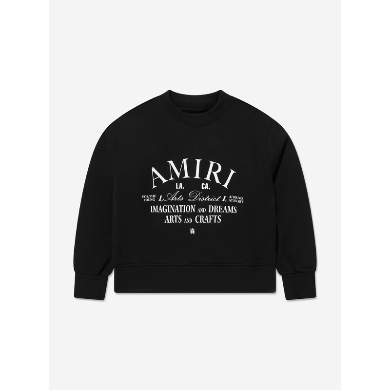 Amiri Kids Arts District Sweatshirt in Black