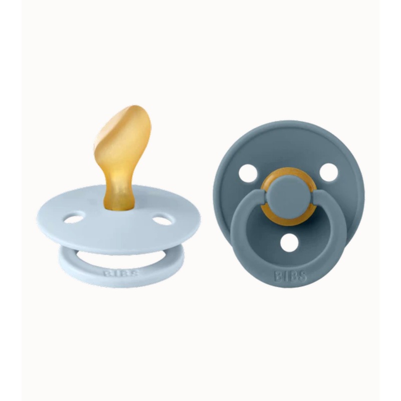 Bibs Anatomical Dummies | Twin Pack | Baby Blue & Petrol | Size 1 & 2