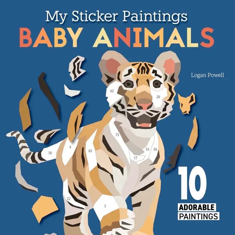 Activity Book – My Sticker Paintings: Baby Animals