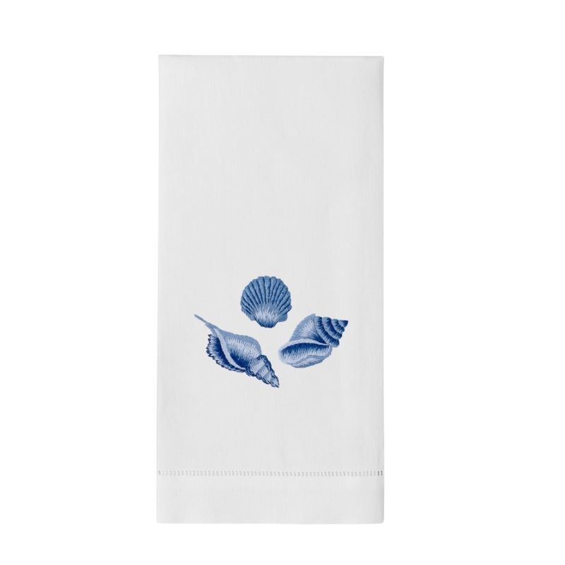 Shell Set Indigo Hand Towel