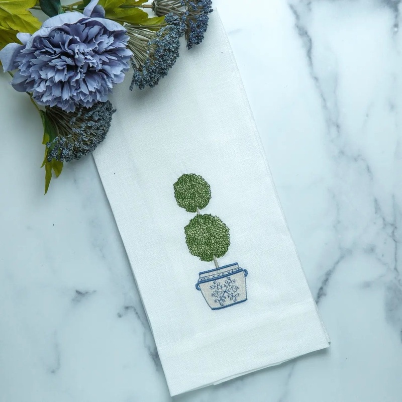 Towel – Double Boxwood Topiary