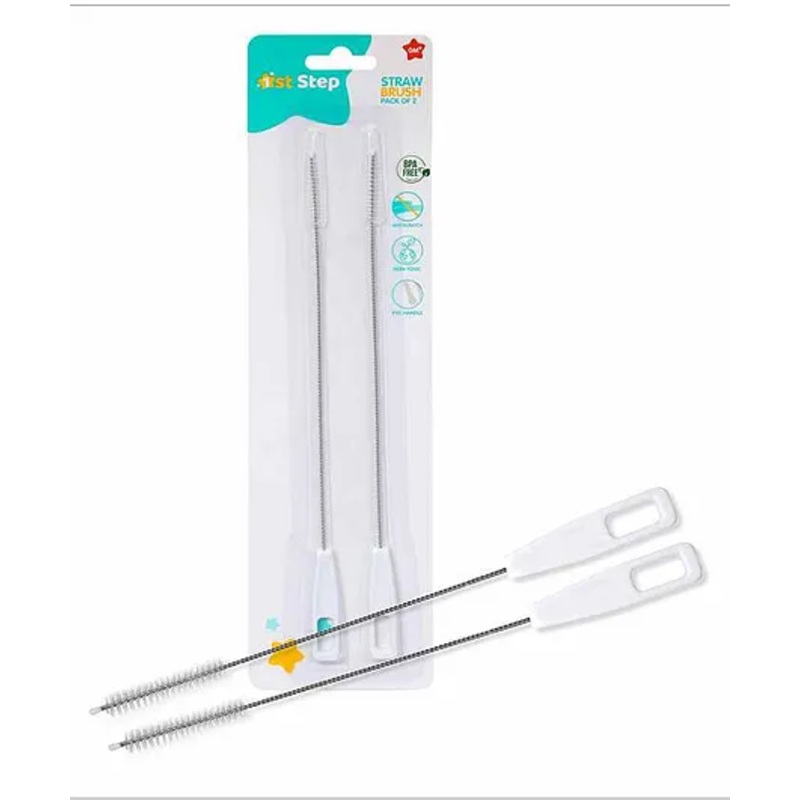 1st Step Straw Cleaning Brush White – Pack of 2