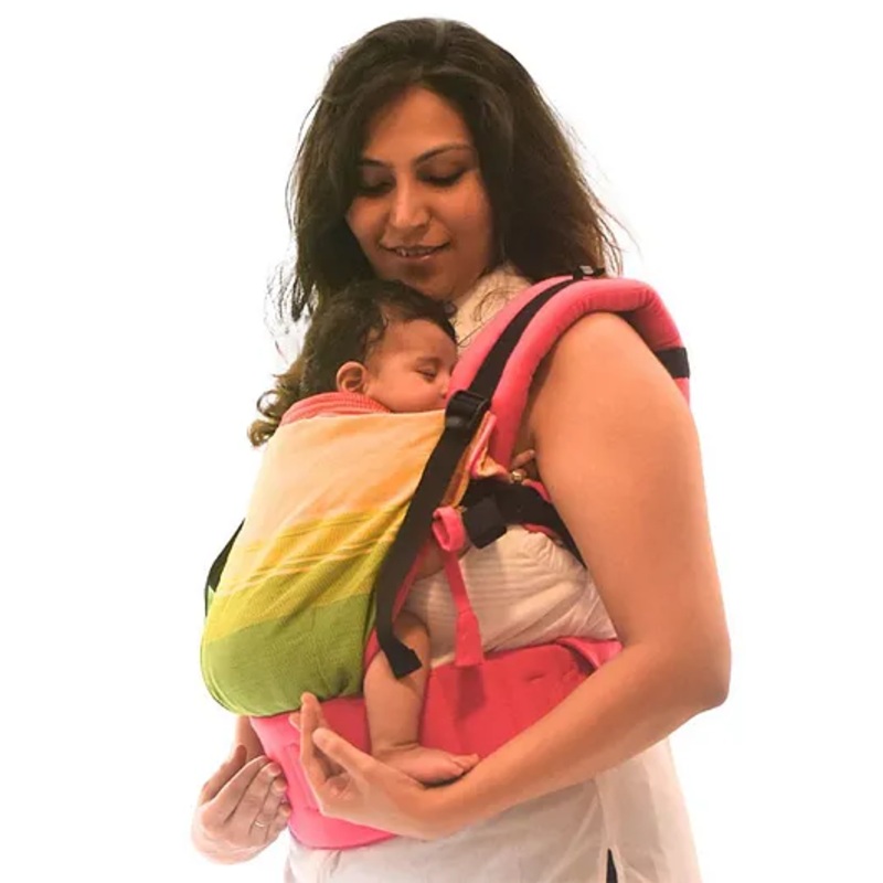 Anmol Baby Ergonomic Adjustable Flexy Baby Carrier – Antara Pink