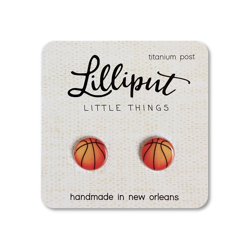 Basketball Earrings