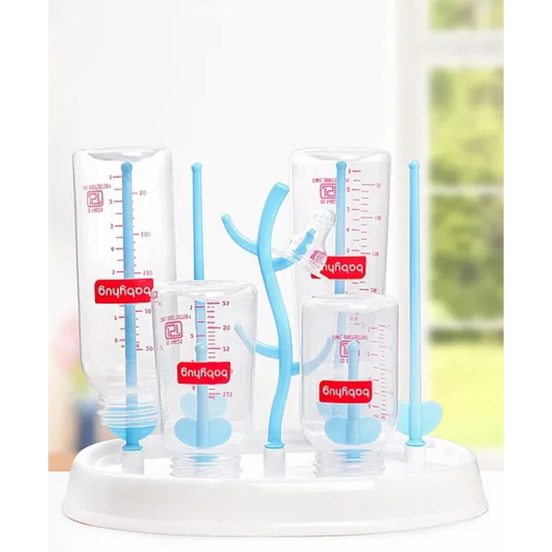 Bottle Organiser cum Drying Rack – White