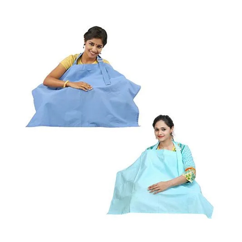 Lulamom Nursing Cover Pack of 2 – Blue And Green
