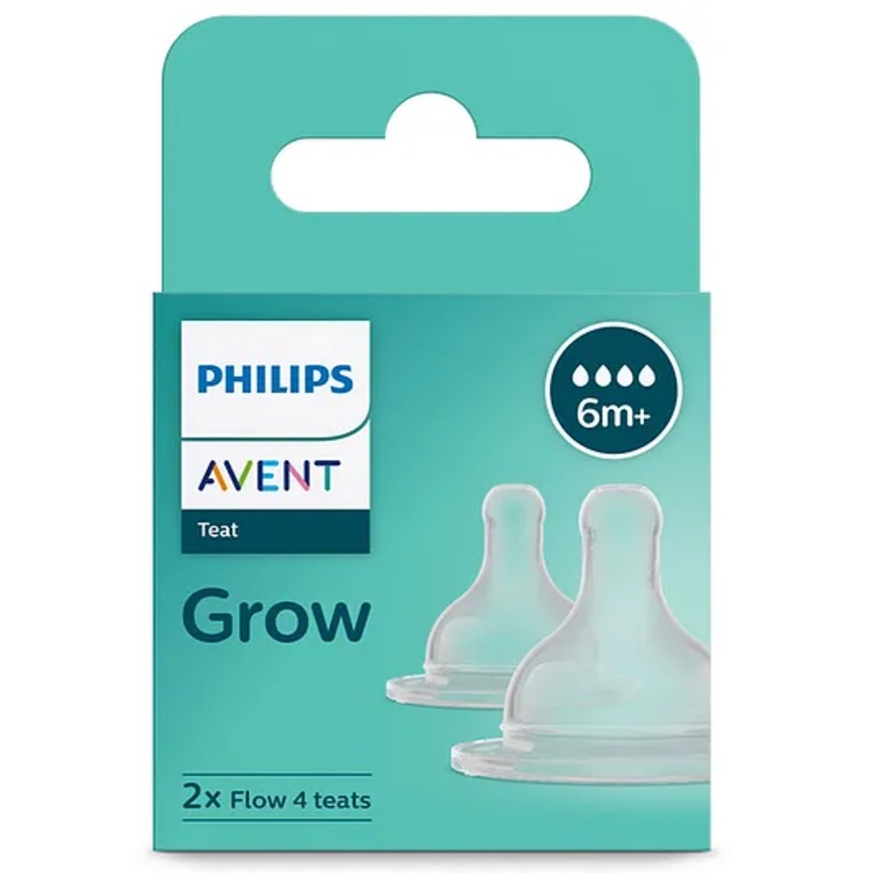 Philips Avent Bottle Teat Essential Flow No 4 BPA Free – Pack of 2