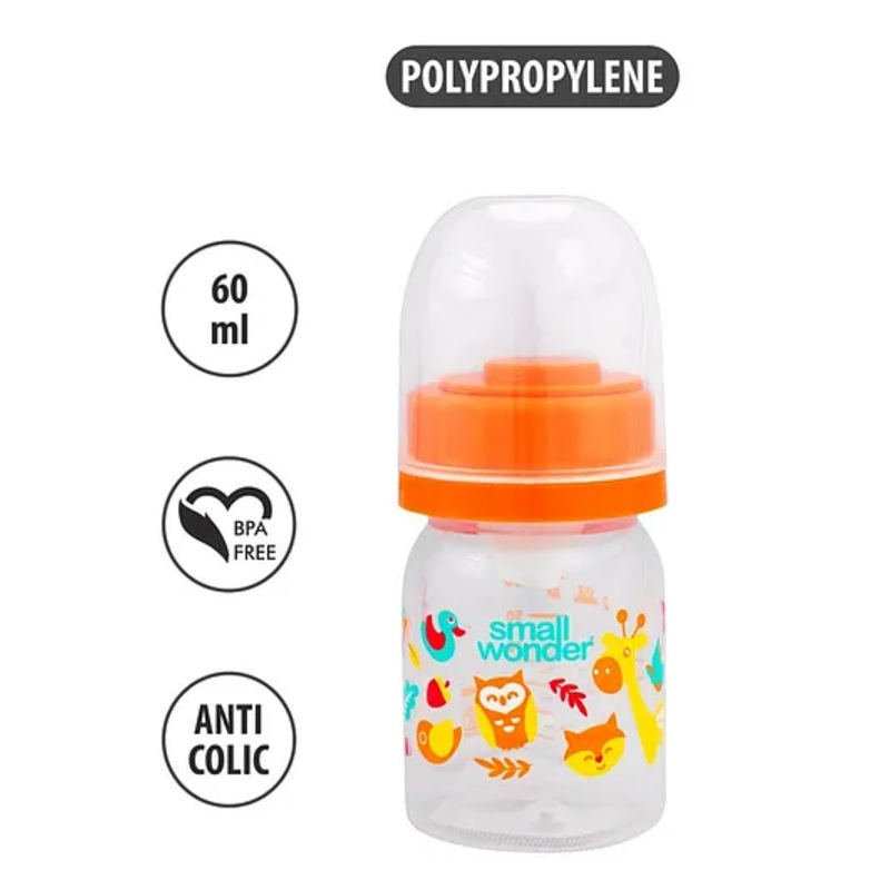 Small Wonder Admire Polypropylene Feeding Bottle Orange – 60 ml
