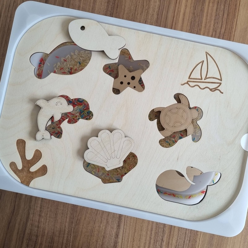 Trofast Insert UNDER THE SEA