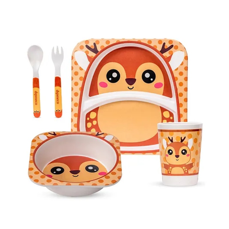 Adore Hey Ya! Bamboo Meal Sets – Pack of 5 accessories- Dear