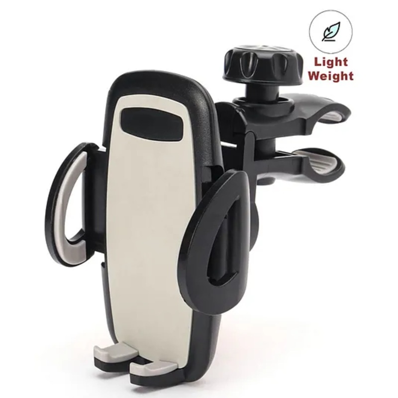 Babyhug Stroller Phone Holder – Black| Easy to Install| 360-Degree Rotatable