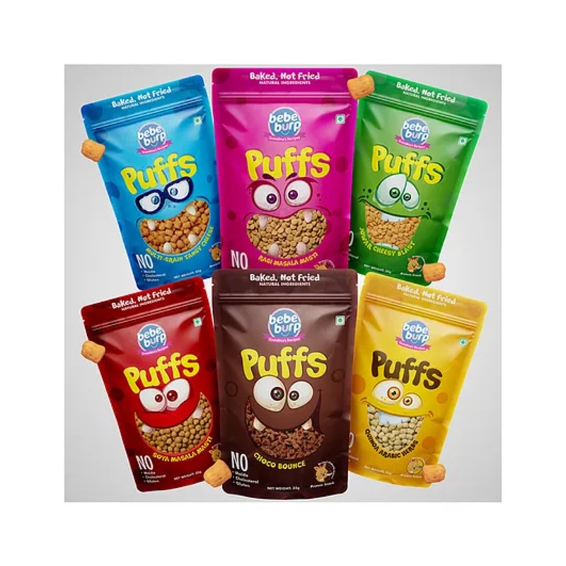 Bebe Burp Grandma’s Super Puffs Combo Pack Of 6 – 35 gms each