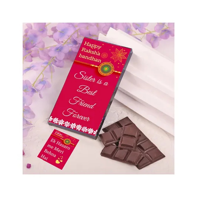 Expelite Raksha bandhan gift for Sister chocolate Bar 100 Grams