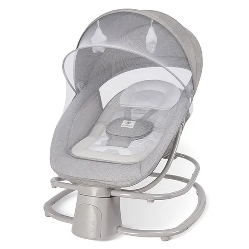 Mastela Deluxe 4in1 Swing & Rocker (Birth to 36 Months) – Grey Seat Multicolor