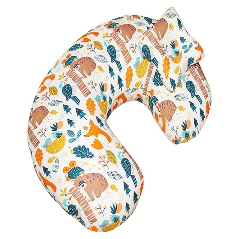 Oscar Home Breastfeeding Pillow with a Detachable Headrest Baby Head Support Pillowcase Removable Pandora – Multicolour