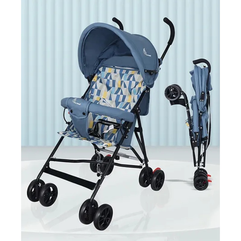 R for Rabbit Pixie Toddles Buggy and Stroller, Baby Stroller and Buggy for Baby, New Born, Kids – Buggy for Kids, Travel Friendly Portable Easy Foldable and Carry, Kids Age 6-36 Months (Abstract Blue)