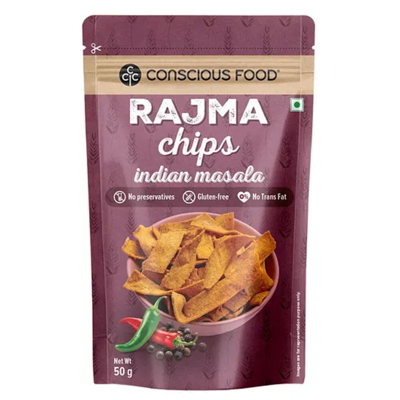 Conscious Food Rajma Chips (Indian Masala) 50g