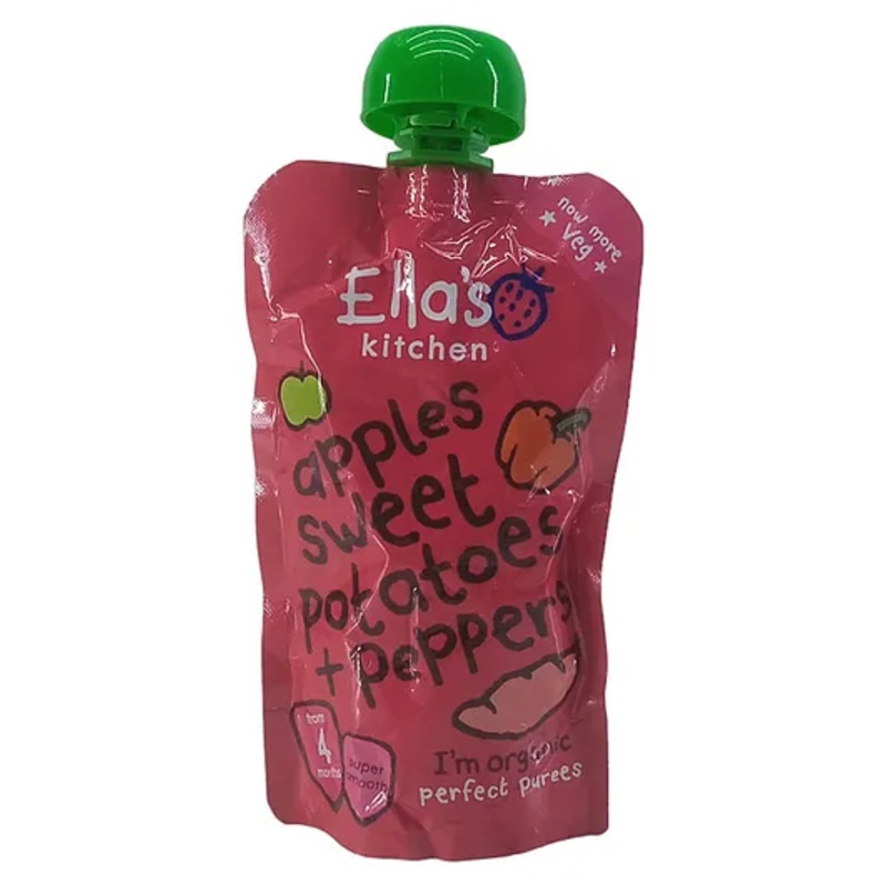 Ellas Kitchen Apples Sweet Potatoes + Peppers – 120g