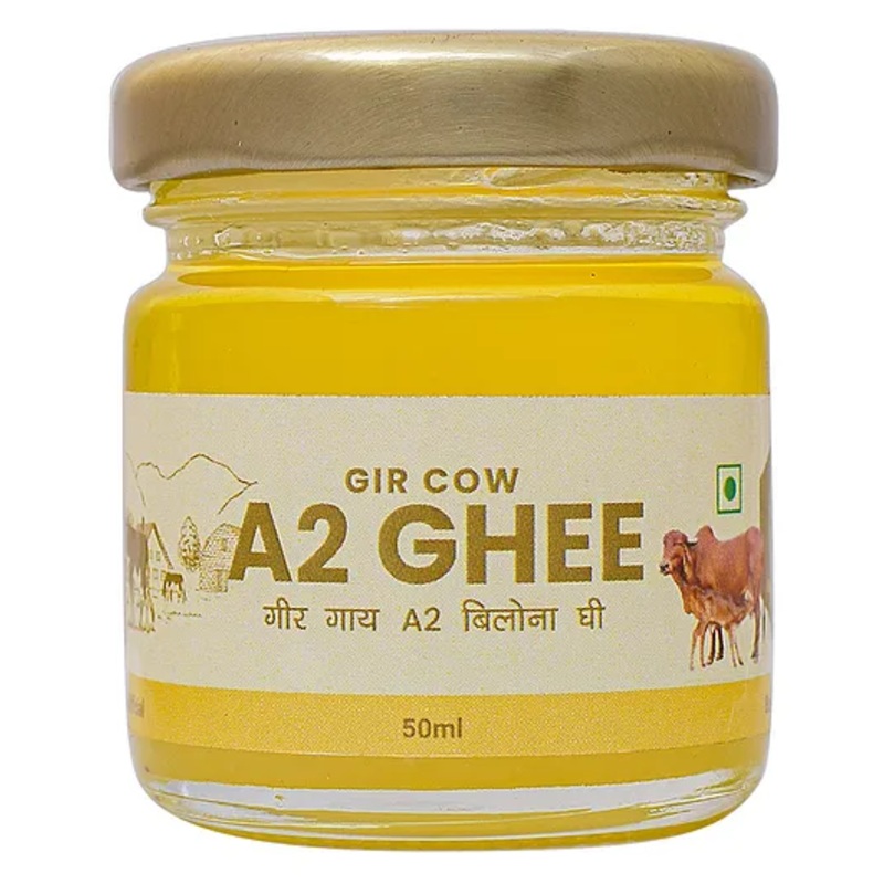 Shiva Organic A2 Bilona Gir Cow Ghee Vedic Churned – 50 ml