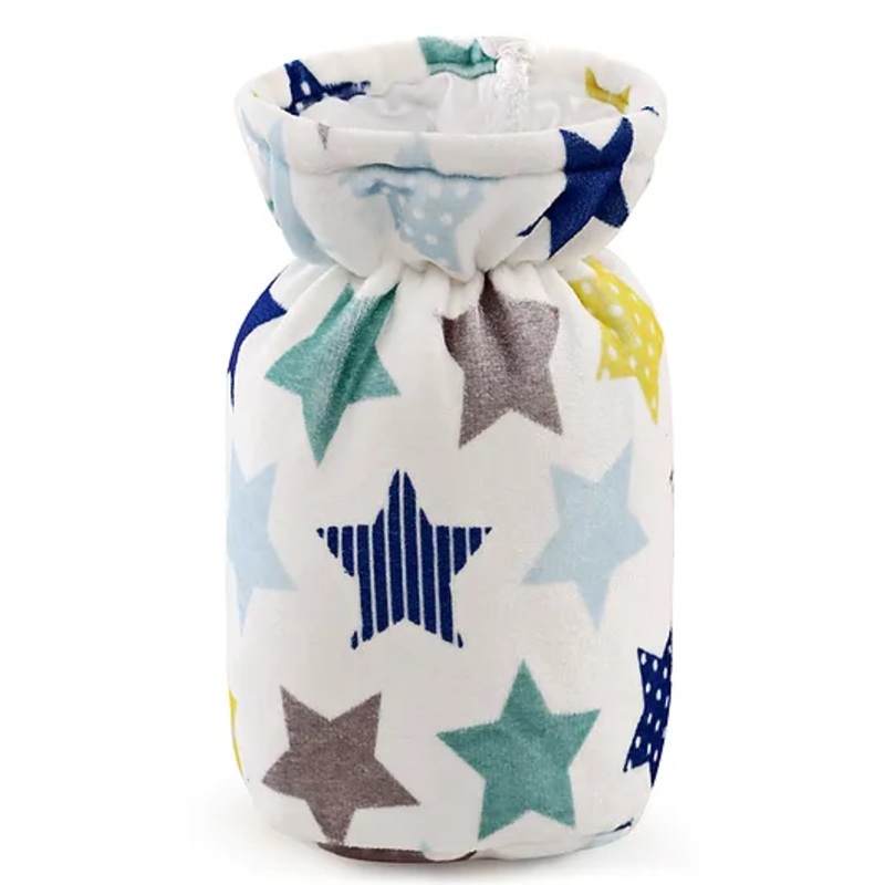 Babyhug Feeding Bottle Cover Stars Print Medium Blue -Fits Upto 180 ml Bottle