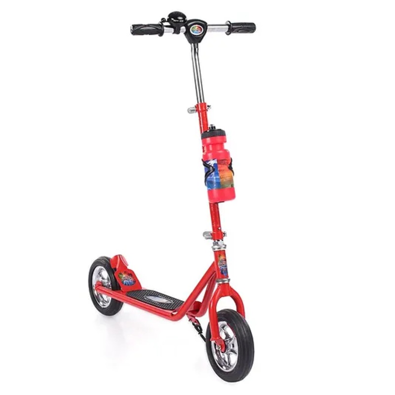 Dash Foldable Heavy Duty Two Wheel Scooter With Water Bottle – Red