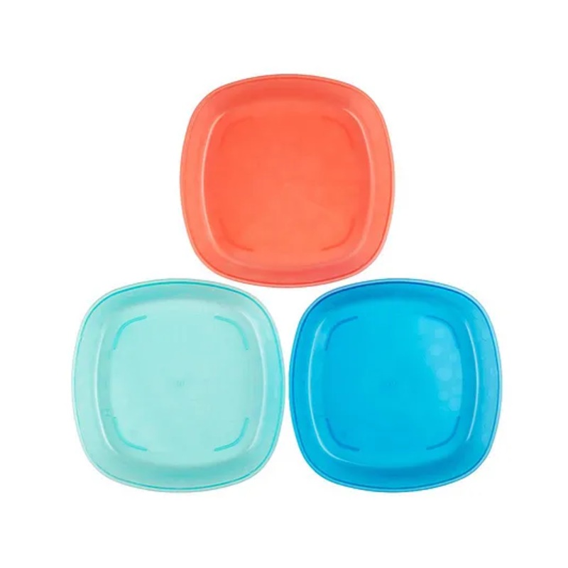 Dr. Brown’s Toddler Plates Pack of 3 – Multicolor