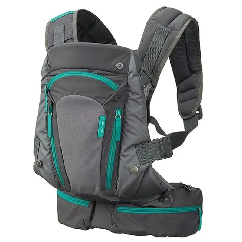 Infantino Carry On Multi-Pocket Carrier Grey & Black