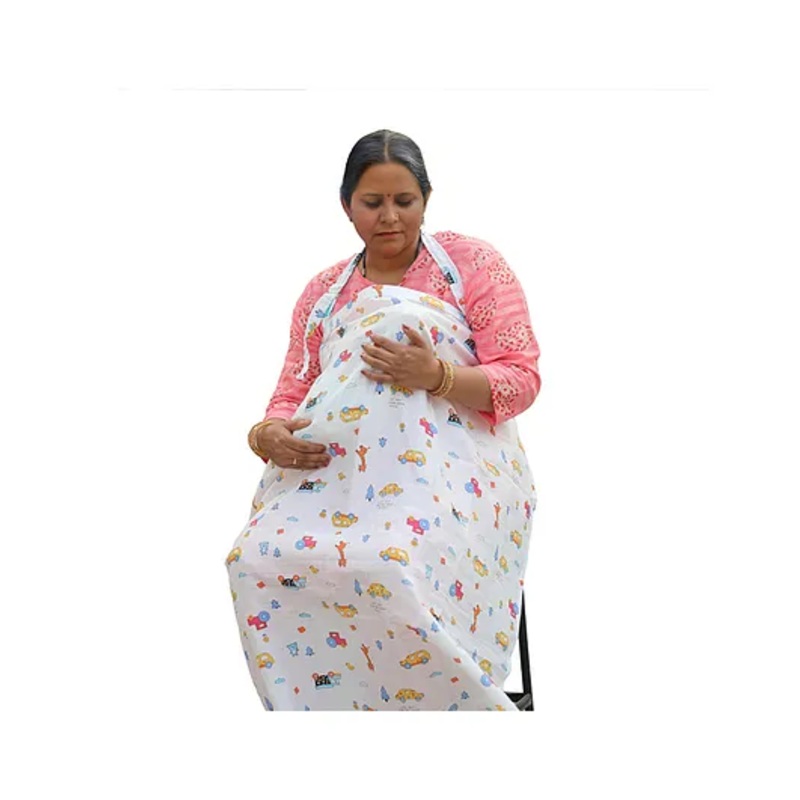 Motherly Nursing Cover for Breastfeeding Soft, Breathable Feeding Apron for Mom, Multi Use Feeding Cover & Scarf Tree Print