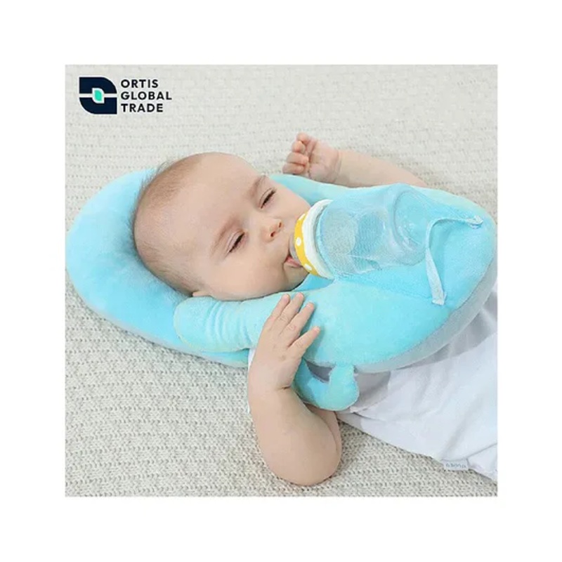 Ortis Baby Feeding Pillow & Head Protection Cushion Blue