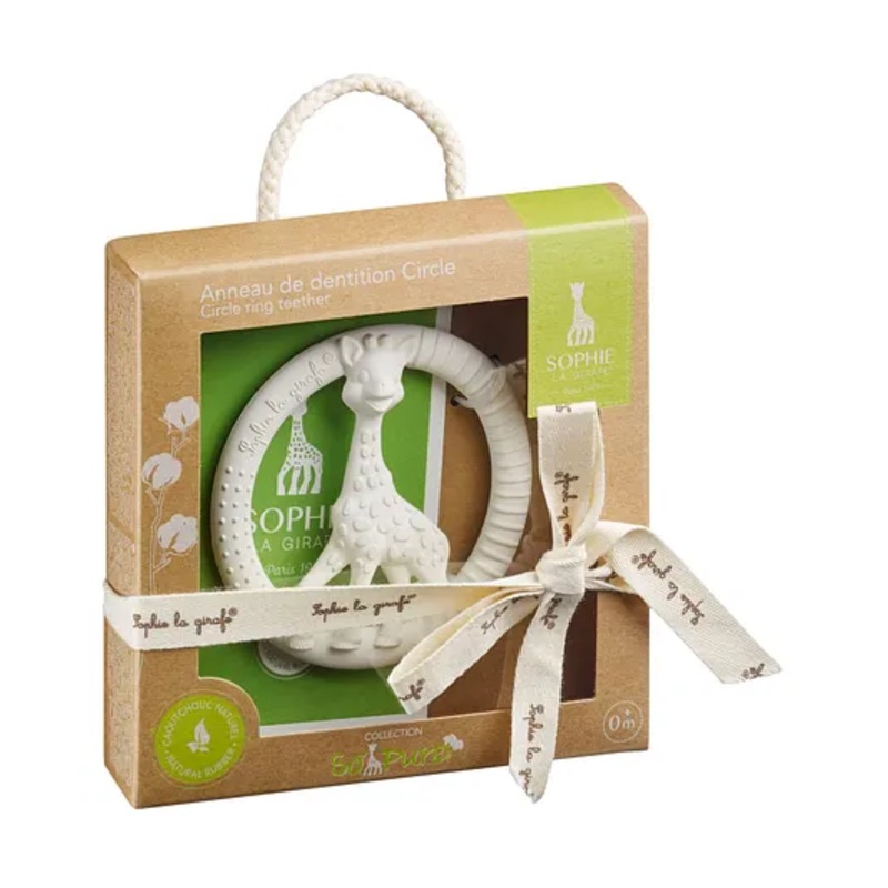 Sophie La Girafe So’pure Circle Teether – White
