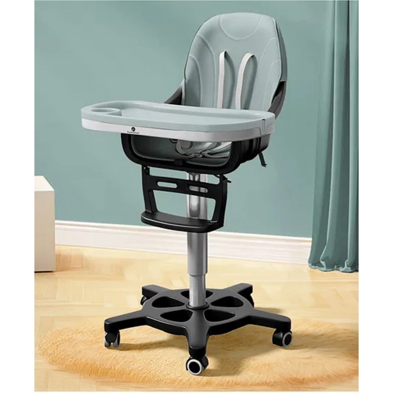 StarAndDaisy Little Nest Baby High Chair for 6 Months to 3 Years Girls & Boys, Height Adjustable, Detachable Tray, One-Hand Adjustable -Teal Blue