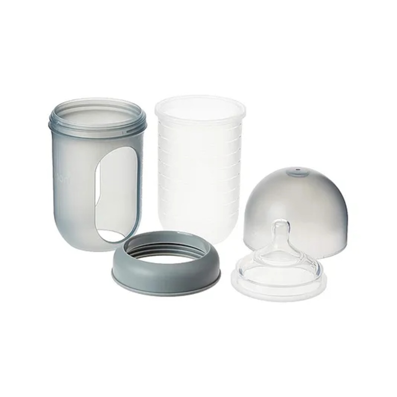 Boon Nursh Baby Feeding Bottle Grey – 236 ml