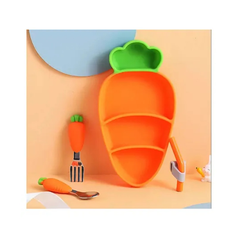 Carrot Shape Cutlery Set – Orange